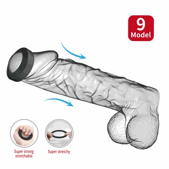 Эрекционное кольцо Model 9 Brodan, чёрное, 5.5 х 1 см Crazy Bull (391058906)