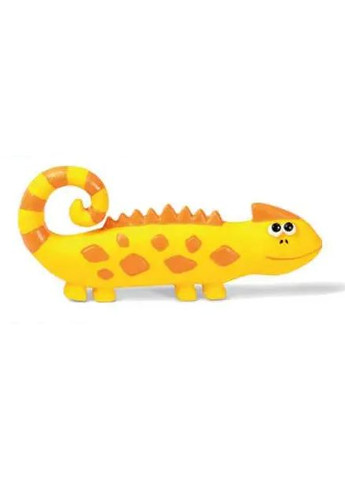 Игрушка для собак пищалка Крокодил Варан латекс, 20 см, желтый C6098003 Croci (280916469)