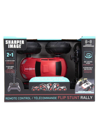 Машинка перевертень 2 в 1 Toy RC Flip Stunt Rally Червона Sharper Image (282964640)