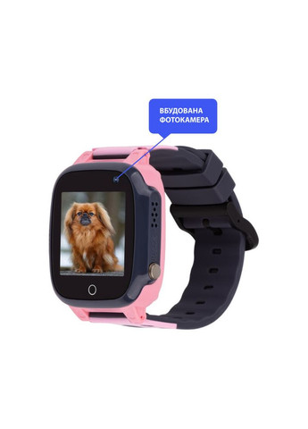 Смарт-годинник для дітей GO008 MILKY GPS WIFI Pink Amigo (360408947)