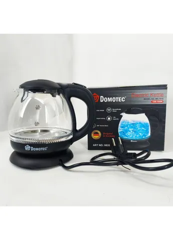 Стеклянный электрочайник Domotec MS-7910 1л 1650Вт с LED подсветкой No Brand (385234645)
