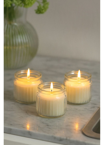 Ароматическая свеча в стекле ИКЕА 12 часов IKEA (315629303)