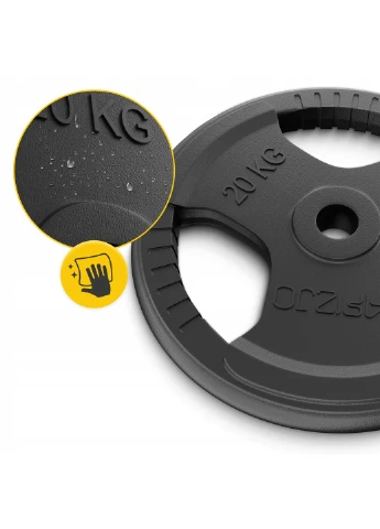 Диск металлический 20 кг 26 мм Black () 4FIZJO P-5905973401395 (385677357)