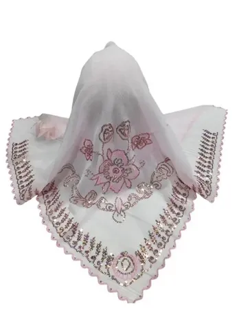 Хустка шовкова з паєтками 75/75 см арт.М-53 No Brand (401861389)