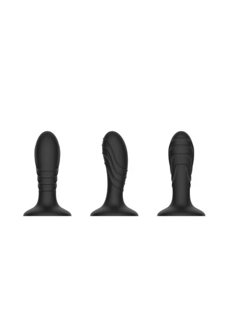 Чорна анальна пробка Swirling Anal Plug CNT (381045784)