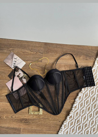 Корсет-бюстье черный No Brand (331172725)