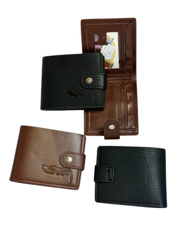 Мужской вместительный кошелек на кнопке. No Brand (364100320)