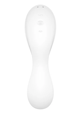 Вакуумный смарт-стимулятор с вибрацией Curvy Trinity 5 (White), управление со смартфона - CherryLove Satisfyer (332209485)