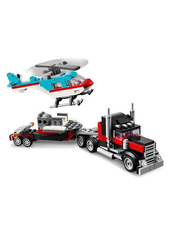 Конструктор - Бортова вантажівка з гелікоптером колір різнокольоровий ЦБ-00243414 Lego (282818351)