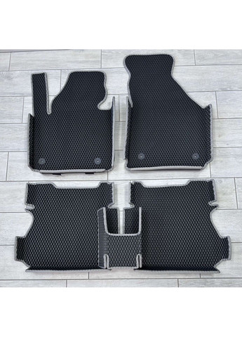 Килимки з бортиками в салон для Volkswagen / Фольксваген Кадді 2004-2020 (4 двері) Eva Caddy (360616602)