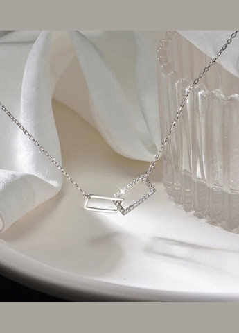 Серебряное колье с кубическим цирконием, покрытое родием Family Jewelry House (322777241)