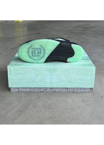 Чорні Осінні кросівки чоловічі nike air jordan retro 5 low sp black найк аір джордан No Brand