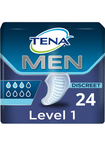 Урологічні прокладки (7322540426359/7322541493053) Tena for men level 1 24 шт. (268145574)