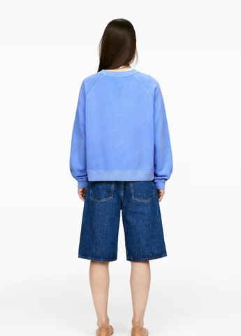 Синій світшот Arket однотонний (330120110)