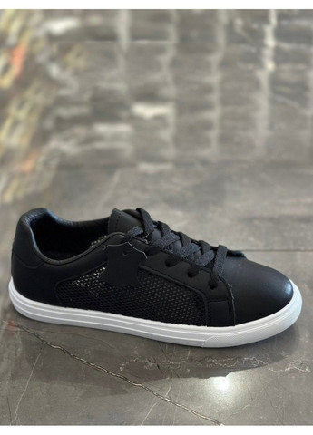 Шкіряні перфоровані кросівки XBN30-2 Stilli чорні всесезони (338538360)