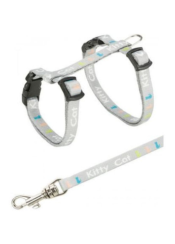 Шлейка з повідцем Kitty Cat для кошенят, нейлон, 21-33 см/8 мм (кольори в асортименті) (*) Trixie (322590100)