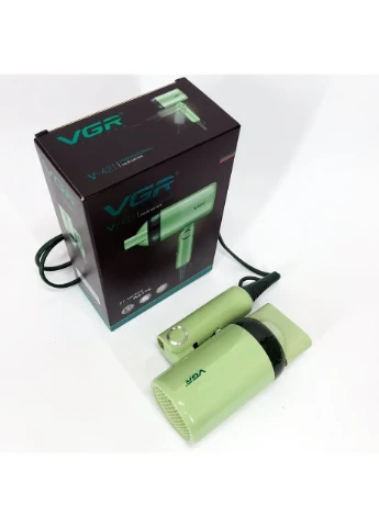 Фен с холодным и тёплым режимом V-421, Мощный фен для сушки и укладки волос OQ-10 VGR (385384129)