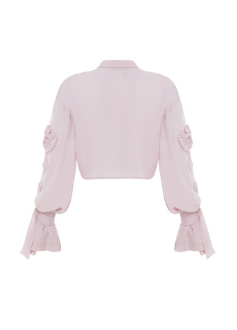 Укороченная рубашка ирисово-розового цвета Malva Florea (365654283)