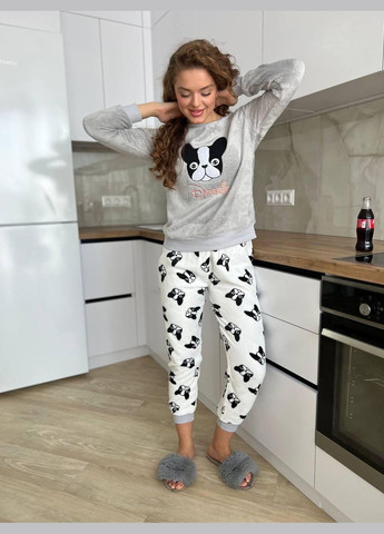 Сіра жіноча піжама сіра xs (2531) GT