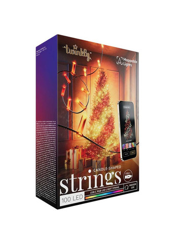 Гирлянда Smart LED Strings Candle RGB 100 6м (TWKC100RGBG) Twinkly (315427189)
