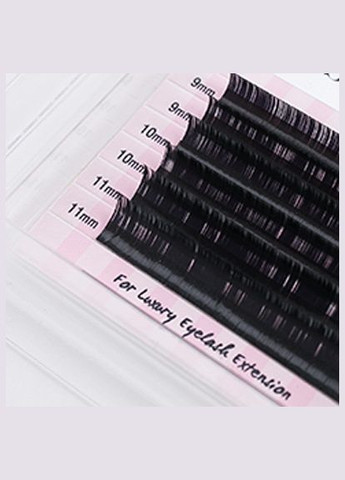 Ресницы для наращивания mini изгиб С-0.07 микс 6-8 черные Lash Secret (314932970)