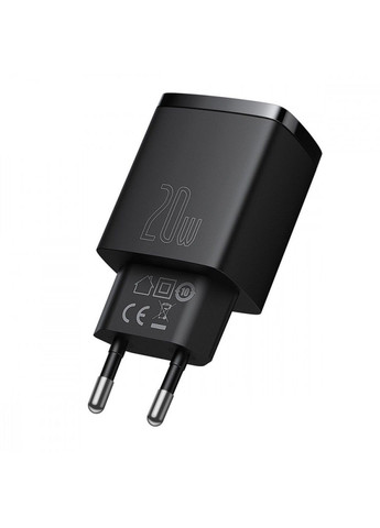 МЗП Compact Quick Charger 20W QC+ PD (Type-C + 1USB) (CCXJ-B) Baseus (294721937)