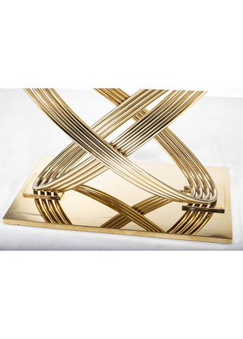 Стол обеденный HERMES (эффект мрамора) / Золото 160X90 HERMESBZL160 Signal (372178059)