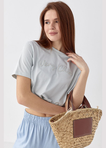 Футболка з написом Very Сhic з бісеру Lurex - (332199999)