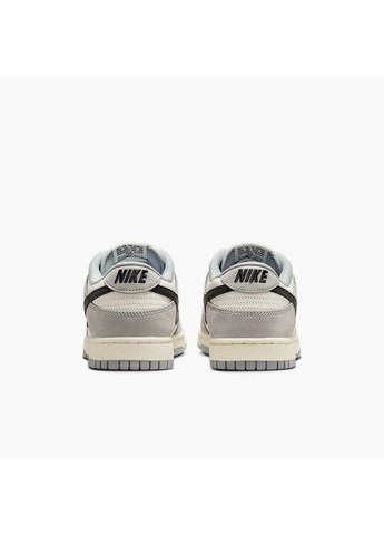 Белые кроссовки мужские dunk low grey/white Nike