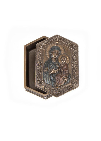 Скринька Діва Марія та Ісус 5х8х12 см 75937 бронзове покриття Veronese (302239264)