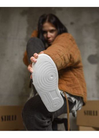 Зимние женские кроссовки Air white No Brand белые зима (359401569)