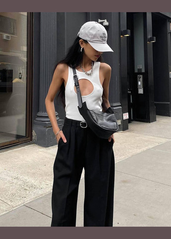 Штани жіночі - вільного крою на поясі, висока талія JUGO Staetska № 018 (304326068)