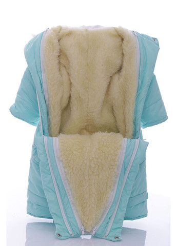 Комбінезон Трансформер на холофайбері Євро м'ятний 80 см (30749) BABYKROHA (315423676)