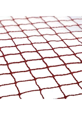 Сітка для бадмінтону FOX F7004 (поліестер, р-р 6,1x0,76м, осередок р-р 2х2см, червоний-білий) F.O.X (361435432)