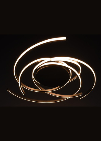 Люстра світлодіодна стельова LED світильник для квартири на стелю лед 27968 Чорний 14х74х74 см. Sunnysky (364499944)