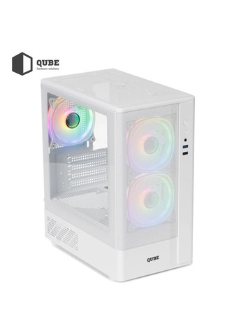 Корпус GEON ARGB White (GEON_GWNU3) QUBE (372466245)