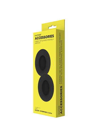 Амбушур гарнітур Hyperpunk 3 (m500796) Hator Тканинні амбушури з охолоджуючим гелем для лінійки (369021267)