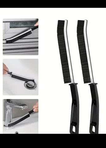 Щітка для прибирання важкодоступних місць 2 шт. універсальна щітка для ефективного прибирання Чорний Good Idea (333654142)