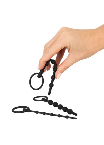 Набор уретральных расширителей Penisplug Training Set 3 штуки силиконовые с шариками Orion (356509015)