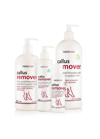 Кислотный пилинг для ног Callus Remover Гель размягчитель для огрубевшей кожи стоп 500 мл NanoCode (372148308)