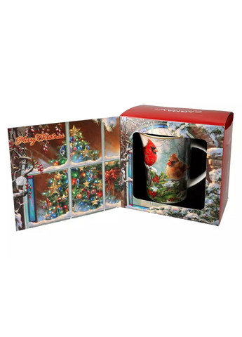 Кружка Сarmani Зимові пташки, 350 мл (219-9074) Carmani (346286734)