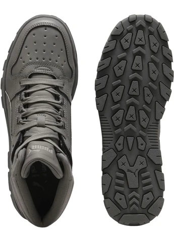 Серый демисезонный ботинки rebound abrupt grey 397468-02 Puma