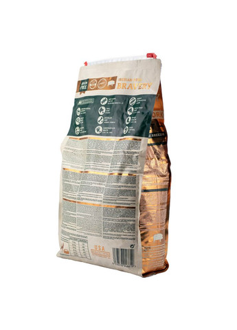 Сухий корм для cередніх та великих собак Iberian Pork Large/Medium з іберійською свининою, 12 кг (*) Bravery (304772602)