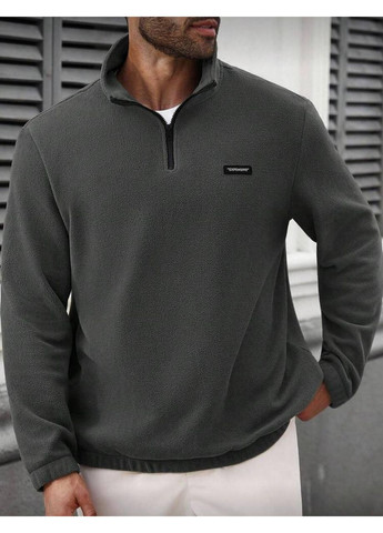 Чорний чоловічий флісовий світшот (370300556)