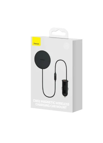 Автотримач для телефона з БЗП Basues CW01 Magnetic Wireless Charging Car Mount 40W Claw Edition Cluster Black Baseus (380484504)