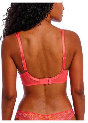 Кораловий планж бюстгальтер 402821 Freya з кісточками поліестер, мереживо, поліамід, віскоза, еластан