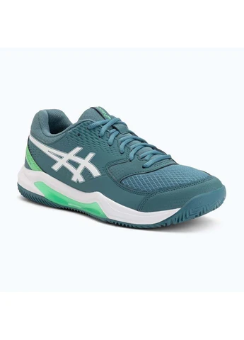 Зелені чоловічі кросівки gel-dedicate 8 зелений демісезон Asics
