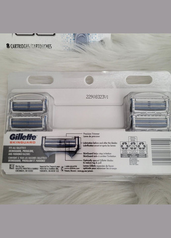 Сменные картриджи для бритья SkinGuard для чувствительной кожи (8 шт) Gillette (278773568)