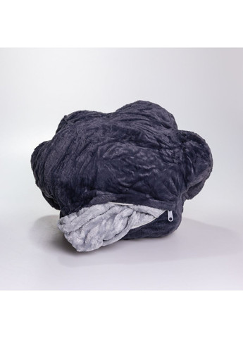 Мягкая игрушка-подушка с пледом и муфтой Лапка 40×40×25 (см) игрушка плед 3 в 1 детский плюшевый плед 520-18B Yiwu (370801127)