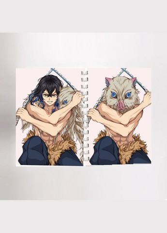 Блокнот Скетчбук аниме Иноске Клинок уничтожающий демонов (sk0024) No Brand (327003055)